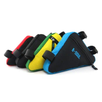 B-Soul MTB Frame Bag Front Tube Frame Handlebar Waterproof Cycling Bags Triangle Pouch Holder Mountain Bike Tool Pouch Outdoor