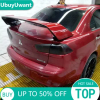 For Mitsubishi LANCER EVO 2010-2014 ABS Spoiler Primer Color Car Tail Wing Decoration Rear Trunk Spoilers Wings For LANCER EVO