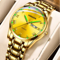 New Luminous Fully Automatic Mechanical Watch Men's Watch Dual Calendar Business Waterproof Multifunction Trendy Sports Watch