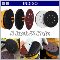 Alas Bantalan Busa Amplas Bulat 5 Inch 8 Hole Interface Pad Spons Busa Bantalan Amplas