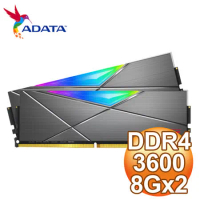 ADATA 威剛 XPG SPECTRIX D50 DDR4 3600 8G*2 RGB記憶體