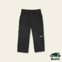【Roots】Roots小童-都會探索系列 環保材質工裝褲(石墨灰)