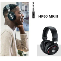 Focusrite scarlett studio HP60 MkIII closed-back headphone high sound quality studio monitor headphone block background noise