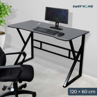 Meja Komputer Gaming PC Desk Frame dengan Lubang Kabel untuk Komputer dan Laptop - Furniture