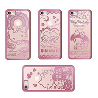 【Sanrio】APPLE iPhone 7 (4.7吋) 玫瑰金系列 電鍍保護軟套