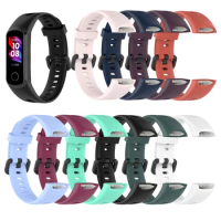 Sports Silicone Wrist Strap For Huawei Band 4 For Honor Band 5i Watchbands Soft Strap Replacement Colorful Bracelet Accessories