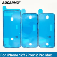 Aocarmo For iPhone 12 12Pro 12 Pro Max LCD Frame Front Housing Adhesive Screen Glue Tape Sticker Replacement