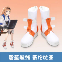 Azur Lane USS Columbia Cosplay Shoes Boots Game Anime Halloween Christmas RainbowCos0 W2476