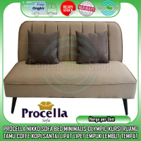 [kargo] Procella Nikko Sofa Bed Minimalis Olympic Kursi Ruang Tamu Coffe Kopi Santai Soffa Sofabed L