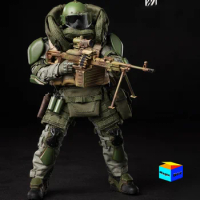 Pre-sale HASUKI 1/12 Scale SA02 Black Ops Heavy Protective Combat Clothing Bulletproof Equipment Full Set 6In Action Figure Body