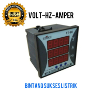 ORIGINAL Digital Multimeter VOLT AMPER HZ 3 phase 72x72 Multi Meter V,A,HZ 96x96 AC 3P