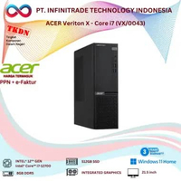 ACER VERITON X - CORE i7 (VX/0043) i7-12700 8GB 512GB INTEL WINDOWS 11 + LCD 21.5 INCH - 3 YEAR