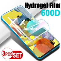3PCS Water Gel Protector For Samsung Galaxy A52S A52 A51 A50 A50S Screen Protector Cover Safety Hydrogel Film A 52 Soft Not Glas