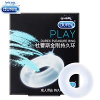 Durex Pleasure Ring for Condom Enlargement Ring Penis Sleeve Extender Sex Toys Erotic Products Ejaculation Delay Penis Extender