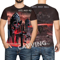 New Fashion Women/Men's 3D Print Axel Rudi Pell Casual T-shirts Hip Hop Tshirts Harajuku Styles Tops