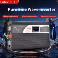 Lamverter Pure Sine Wave Inverter 12V 220V 24V 110V 500W 600W 1000W DC To AC Portable Power Voltage Converter Car Solar Inverter