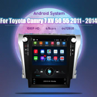 For Toyota Camry 7 XV 50 55 2011 - 2014 Car Radio Multimedia Video Player Navigation stereo GPS Android 10 No 2din 2 din dvd