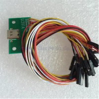 USB3.1 TYPE C female connector with Adapter board with cable test board