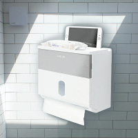 JOEKI 雙層衛生紙收納盒-WY0061(浴室置物架 衛生紙收納盒 面紙盒 收納盒)