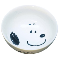 asdfkitty*日本製 金正陶器 史努比微笑腳印 陶瓷碗/小菜碗/醬料碗/茶碗-可微波-日本正版商品