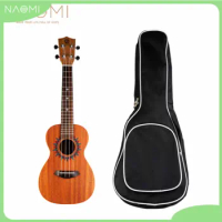 NAOMI Sapele Ukulele 23 Inch Concert Uke Cupronickel Fine Tuners 4 Strings Hawaii Guitar Kit w/Gig Bag For Beginner Player