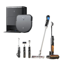【ECOVACS 科沃斯】X5 PRO OMNI全域極淨AI仿生旗艦掃拖機器人+Tineco 添可 Switch S6多工全機速乾洗地吸塵