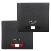 BALLY [專櫃$8200] 牛皮八卡對折短夾-2色可選