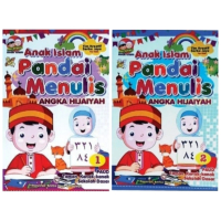 Buku Paud TK Anak Islam Pandai Menulis Angka Hijaiyah Serba Jaya