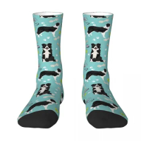 Bone Dog Border Collie Socks Shopping 3D Print Boy Girls Mid-calf Sock