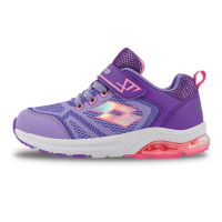 【LOTTO】童鞋 BLINK RUN 氣墊跑鞋(紫-LT2AKR7077)