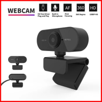 1080P HD Mini Webcam with microphone, usb interface supports laptop desktop computer, suitable for live video call conference