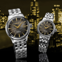 SEIKO 精工 Presage 限量調酒師 STAR BAR 機械對錶 情侶手錶 520送禮推薦 (SRPK93J1+SRE015J1)_SK045