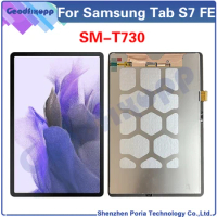 For Samsung Galaxy Tab S7 FE T730 LCD Display Touch Screen Digitizer Assembly For Samsung Galaxy Tab S7FE SM-T730 SM-T733 Screen