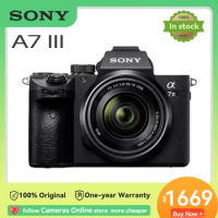 SONY A7 III A7M3 Full-Frame Mirrorless Camera Professional Compact Digital Camera for Photography 24.2MP 4K 10FPS Video a7III