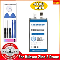 LOSONCOER 4100mAh Flight Battery For Hubsan Zino 2 Zino2 ZINO 2+ ZINO2+ Drone DIY Welding Cell Replacement
