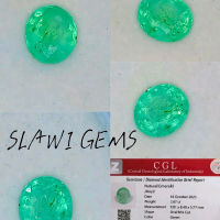BATU PERMATA NATURAL JAMRUD EMERALD BERYL ZAMBIA MINOR CLARITY PLUS MEMO