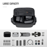 STARTRC DJI Mini 2 Backpack Travel Case Large Capacity DJI Mini 3 Pro/Mini Se Shoulder Bag Suitcase Waterproof Case Accessories