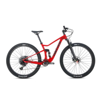 Twitter bicycle carbon fiber full suspension mtb bike with frame thru axle 12*148mm B00st 275 29 dual suspension mountain bike