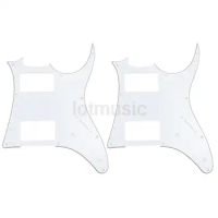 2 pcs 3 Ply Guitar Pick Guard For Ibanez GRX20Z Replacement-White