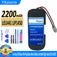 2200mAh YKaiserin Battery LIS1441 LIP1450 for Sony PS4 Play Station Move PS3 Motion Controller Right Hand CECH-ZCM1E