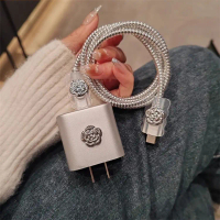 Electroplating Suitable for Apple iPhone 15 Pro Max Charging Cable 20W Protective Case 14 Phone Data