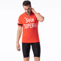 G.S. Solo Superia Merino Wool Retro Cycling Jersey