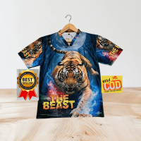 Kaos Jersey Tiger Macan The Beast race outfit cowok berwarna