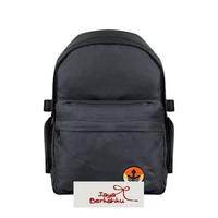 [BIG SALE] Tas Gendong Sekolah Simple Laptop Ransel Pria Wanita Langky IYCE E Wave Black berkualitas