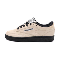 Reebok Club C 85 米白 黑 麂皮 帆布 拼接 復古 休閒鞋 女款 B5799 (100209021)