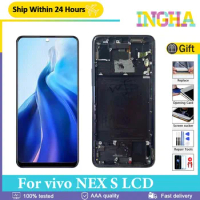 6.59" Original Super AMOLED For vivo NEX S LCD Display Touch Screen Digitizer Assembly For vivo NEXS 1805 LCD Screen Repalcement
