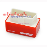 by DHL or Fedex 50 sets Original NitroOBD2 Chip Tuning Box Nitro OBD2 Performance Plug and Drive OBD2 Chip Tuning Works