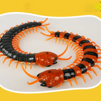 Funny Electronic Pet Remote Control Simulation Giant IR RC Scolopendra Centipede April Fools' Day Tricky Prank Insect Toy Gift