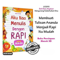 Buku Belajar Menulis - Aku Bisa Menulis Dengan Rapi Untuk TK & SD