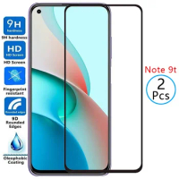 9d protective tempered glass on redmi note 9t screen protector for xiaomi readmi note9t not 9 t t9 not9t safety film redmy remi